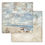 Miniature : Collection Silent Sea - Backgrounds - Stamperia - 20x20