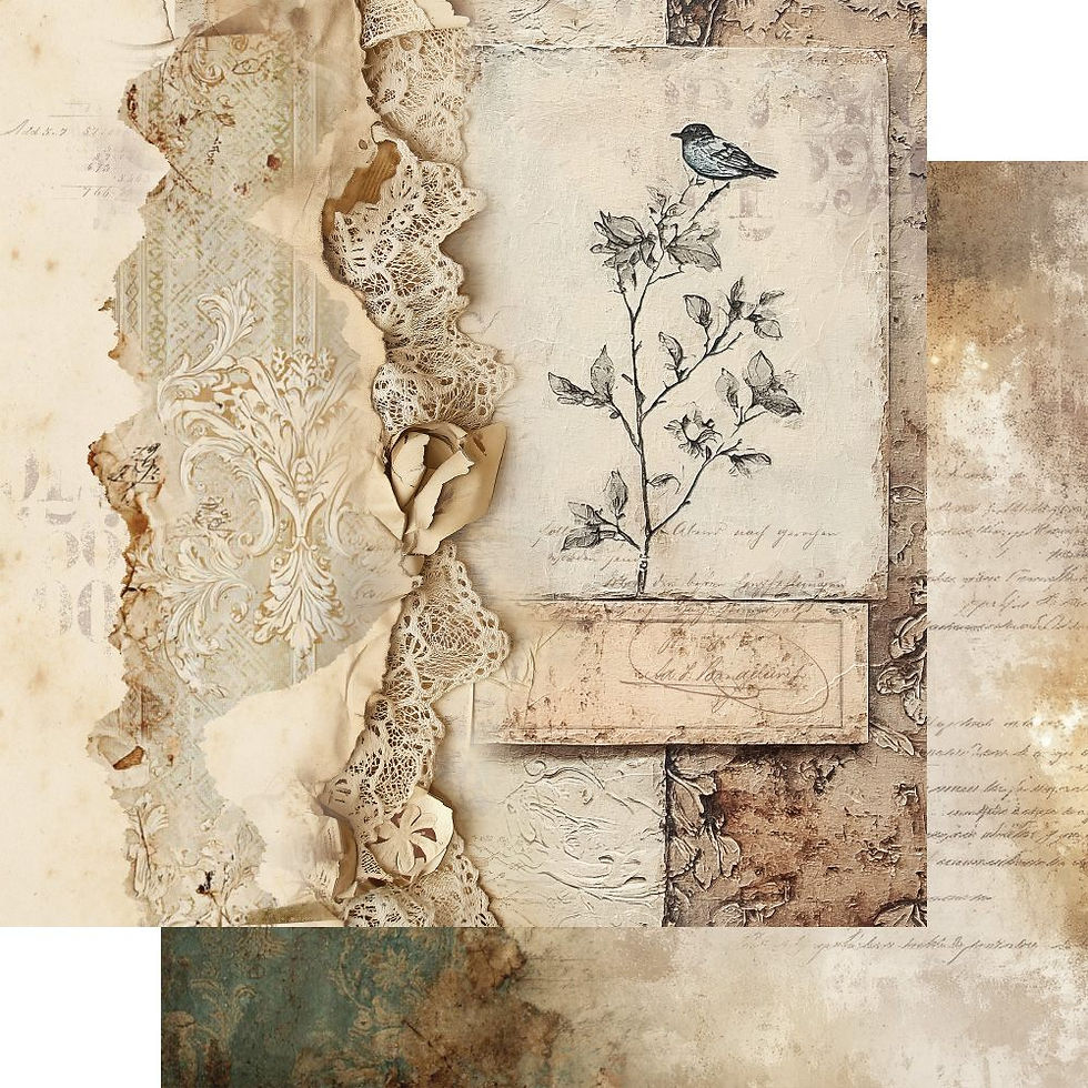 Miniature : Collection In the Library - Alchemy of Art - 6 pages r/v 30x30