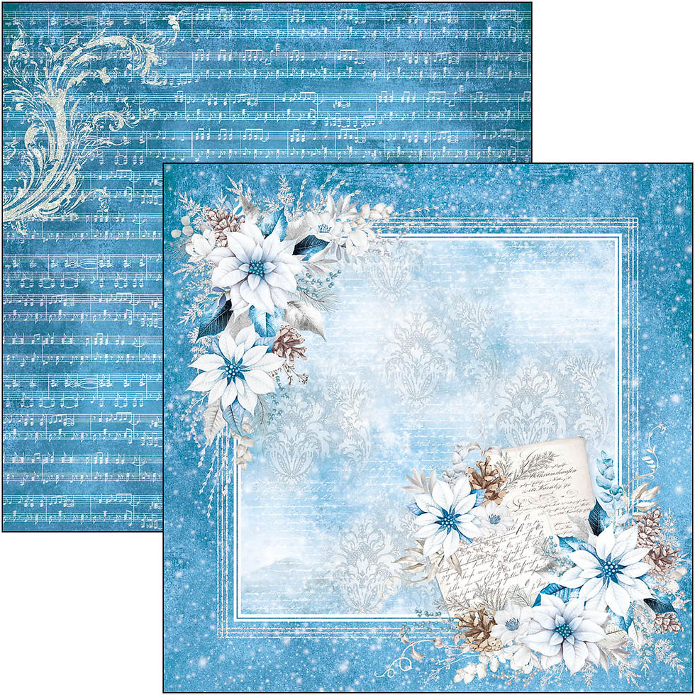 Miniature : Collection Elegance of Blue - Ciao Bella - 8 pages 30x30 - Patterns