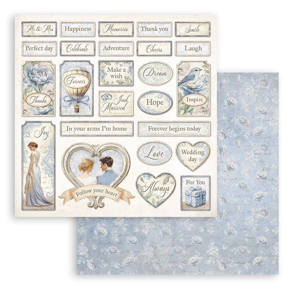 Miniature : Collection Timeless - Stamperia - 30x30