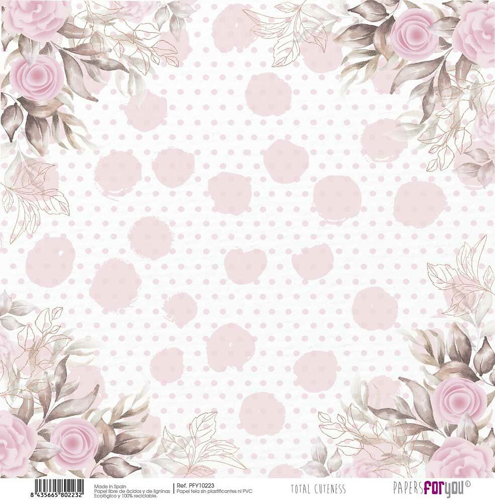 Miniature : Collection Total Cuteness - Papier Entoilé - Papers For You - 8 pages 30x30