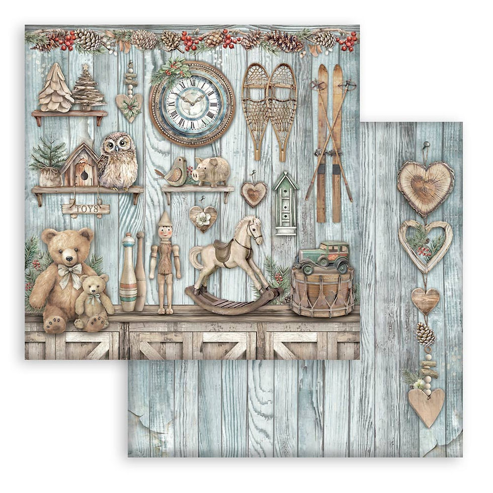 Miniature : Collection The Owl's House - Stamperia - 20x20