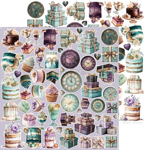 Miniature : Collection Flowers of Delight - Craft O'Clock - Extra set Mix