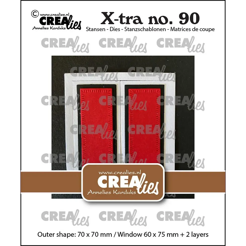 Matrice de Découpe - Fenêtre avec volets - Crealies