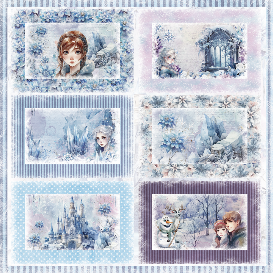 Miniature : Collection Let It Go - BellaLuna Crafts - 12 pages 30x30 - Complements