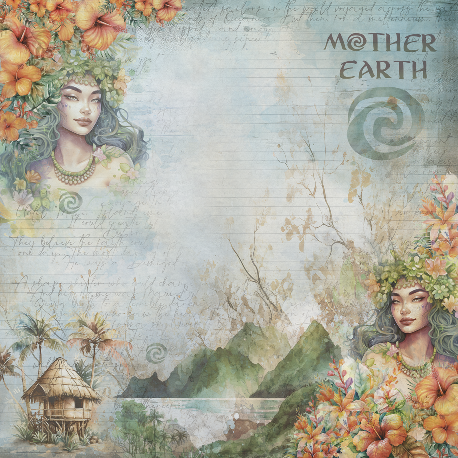 Miniature : Collection Aloha - BellaLuna Crafts - 12 pages 20x20