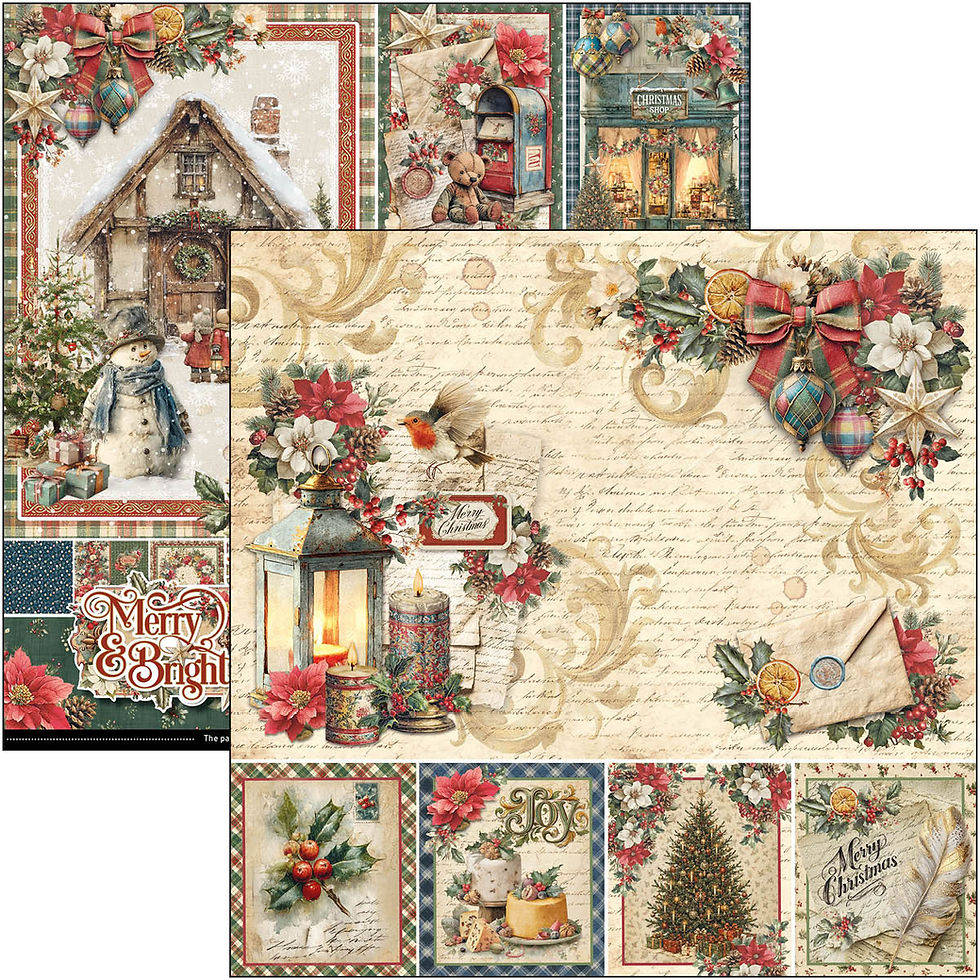Miniature : Collection Chocolate Wanderlust - Ciao Bella - 12 pages 30x30