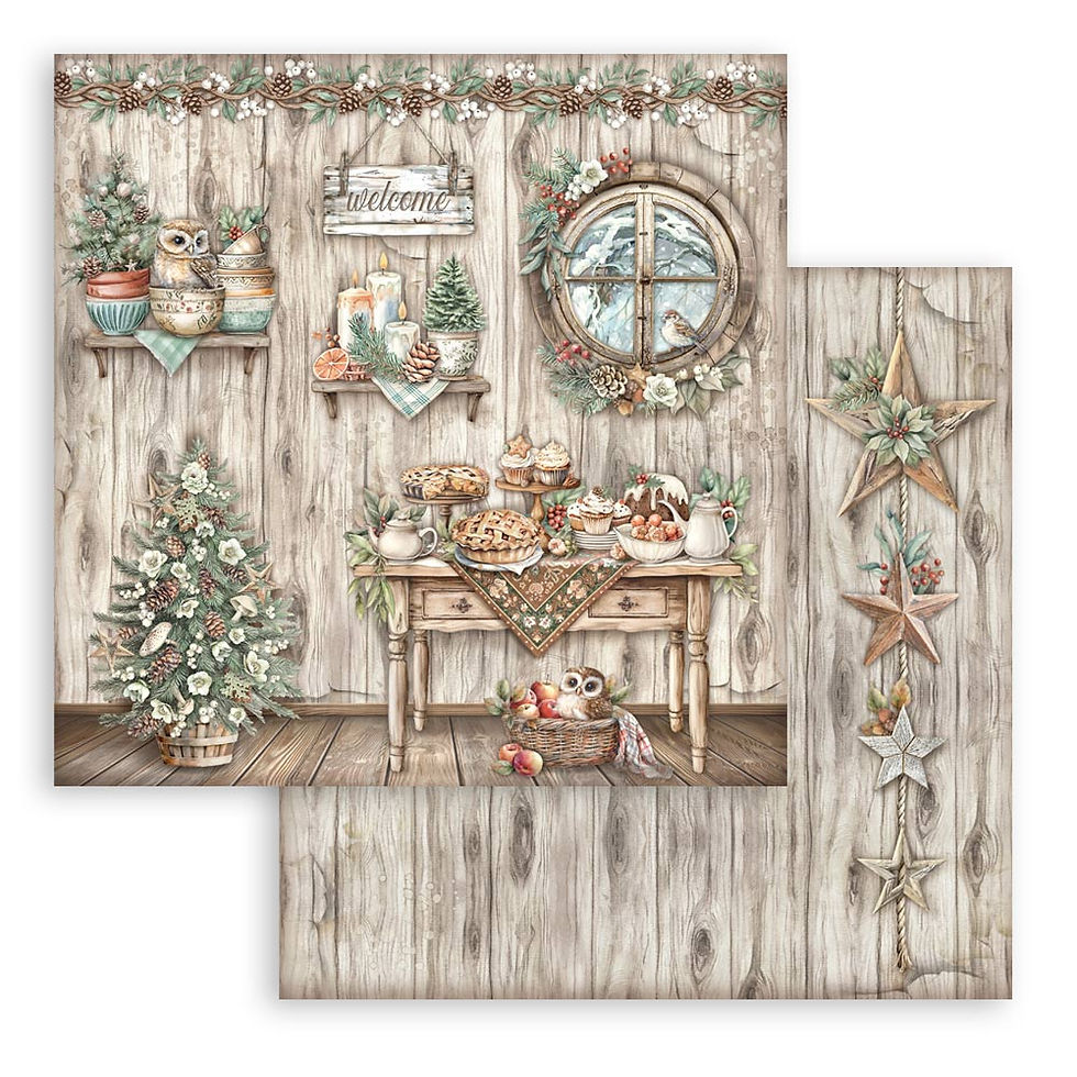 Miniature : Collection The Owl's House - Stamperia - 30x30
