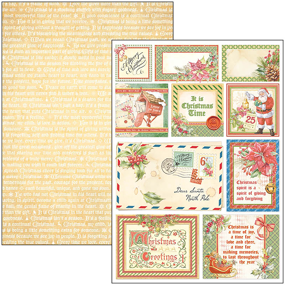 Miniature : Collection Dear Santa - Ciao Bella - 9 pages A4