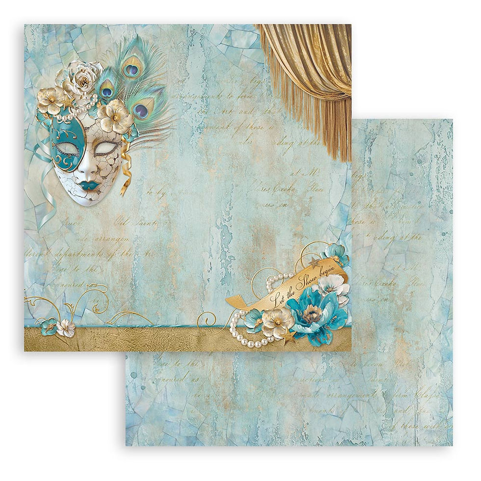Miniature : Collection Masquerade - Stamperia - 30x30