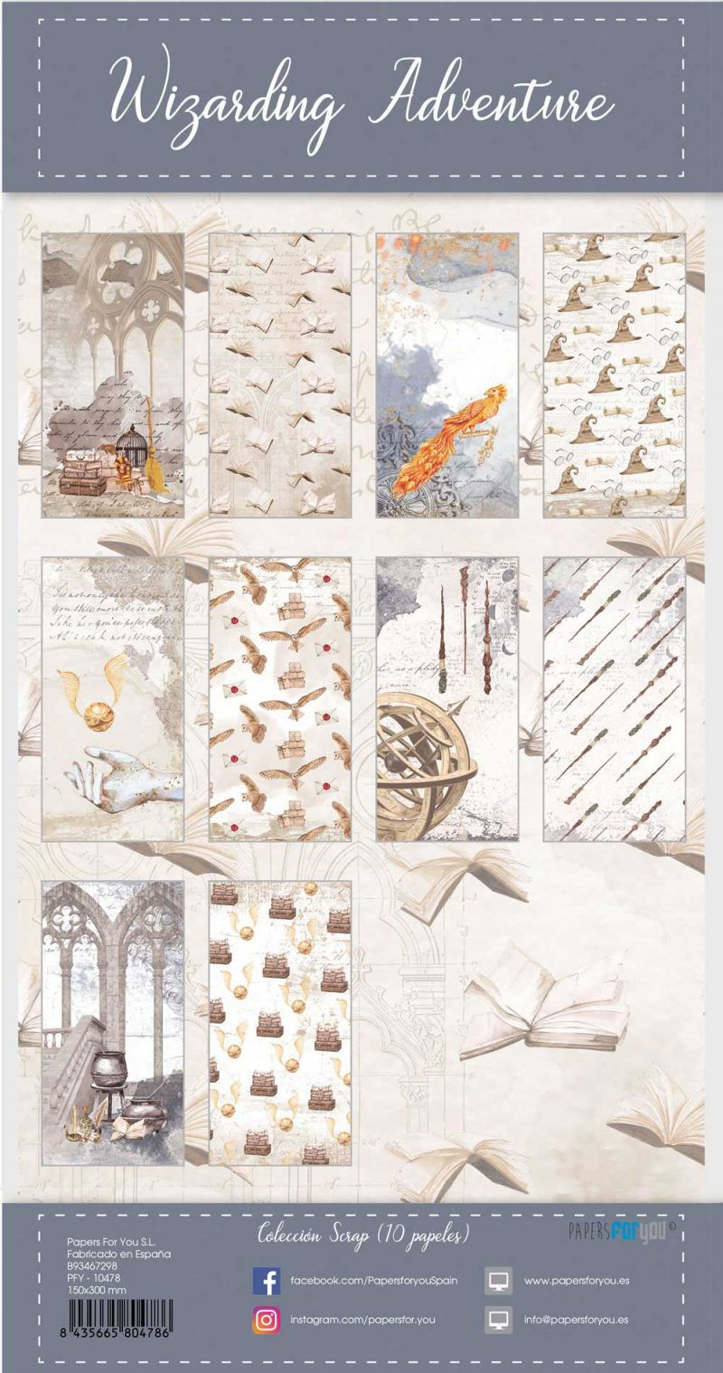 Miniature : Collection Wizarding Adventure - Papers For You - 10 pages 15x30