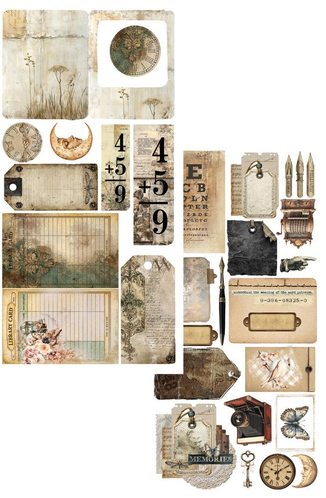 Miniature : Collection In the Library - Alchemy of Art - 10 page r/v de 15x30