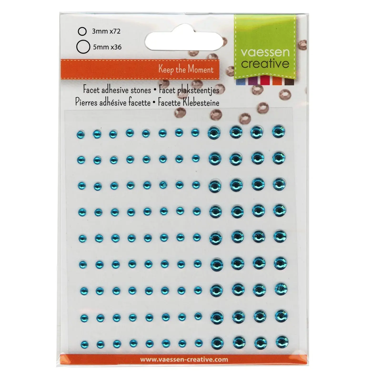 108 Strass adhésifs - Turquoise