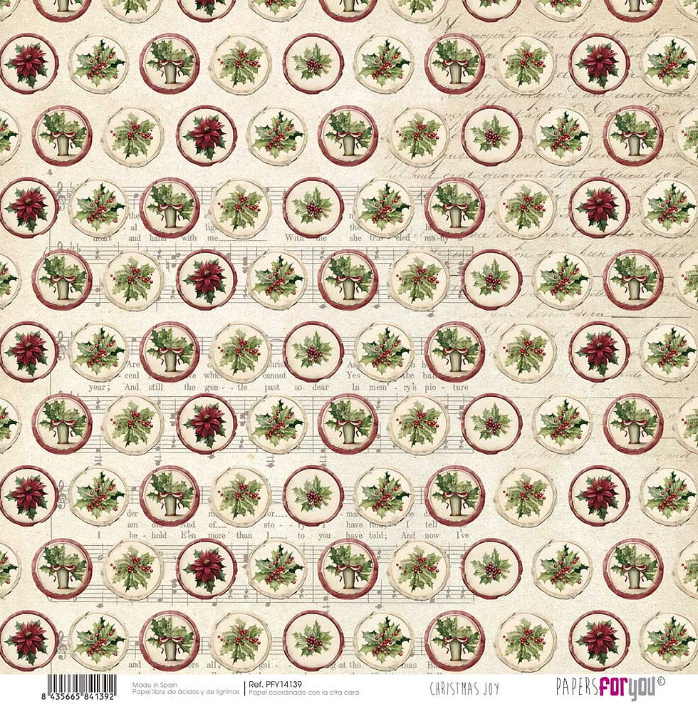 Miniature : Collection Christmas Joy - Papers For You - 12 pages 30x30