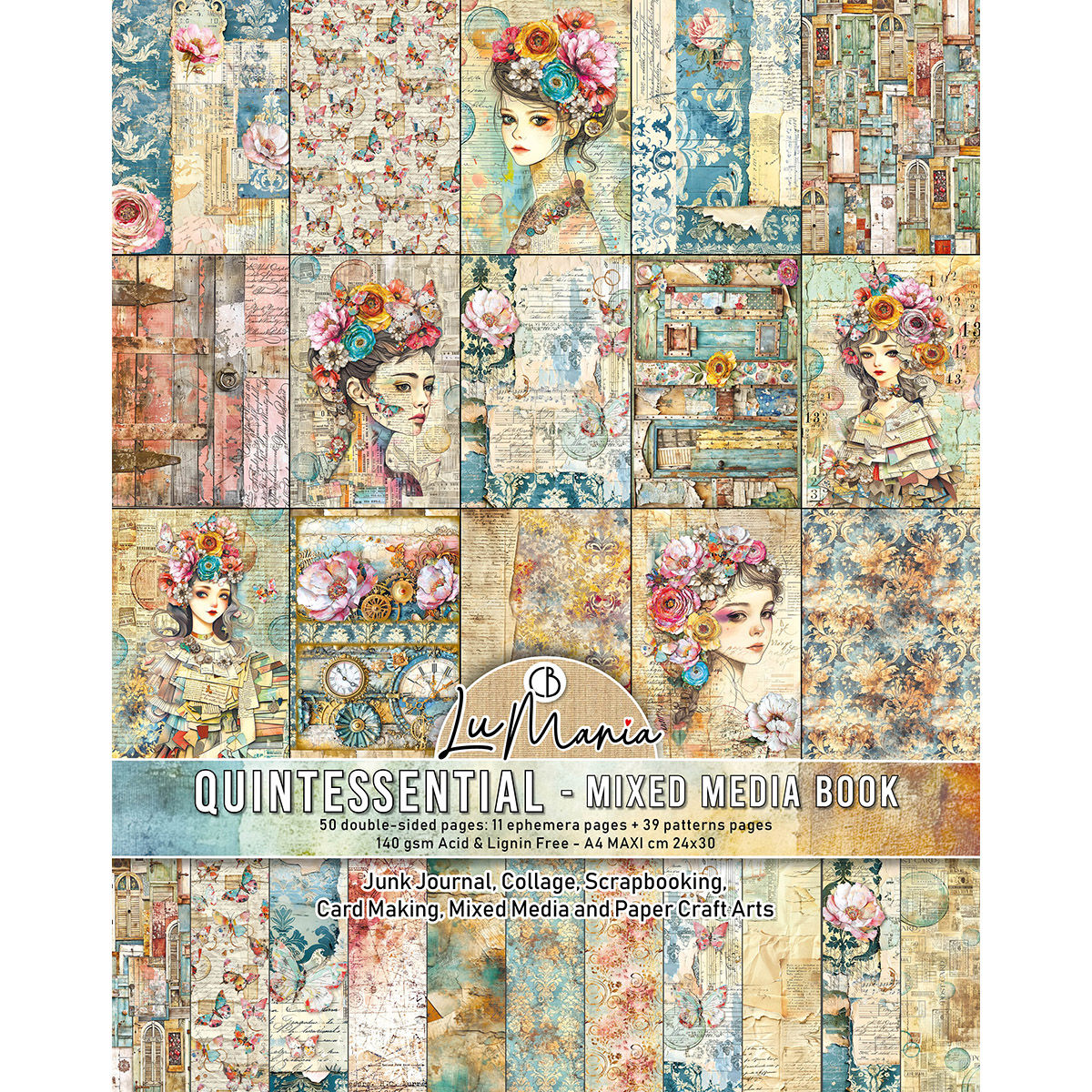 Livre Mixed Media - Quintessential - A4 Maxi - Ciao Bella