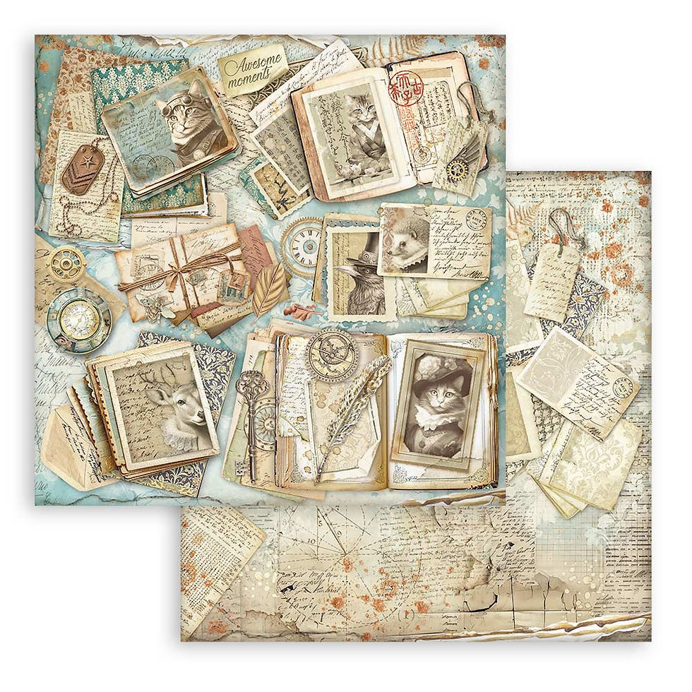 Miniature : Collection Alterego - Stamperia - 30x30
