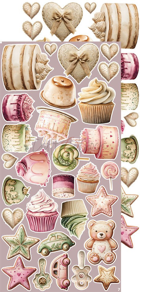 Miniature : Collection Baby Girl Universe - Craft O'Clock - Extra set Mix