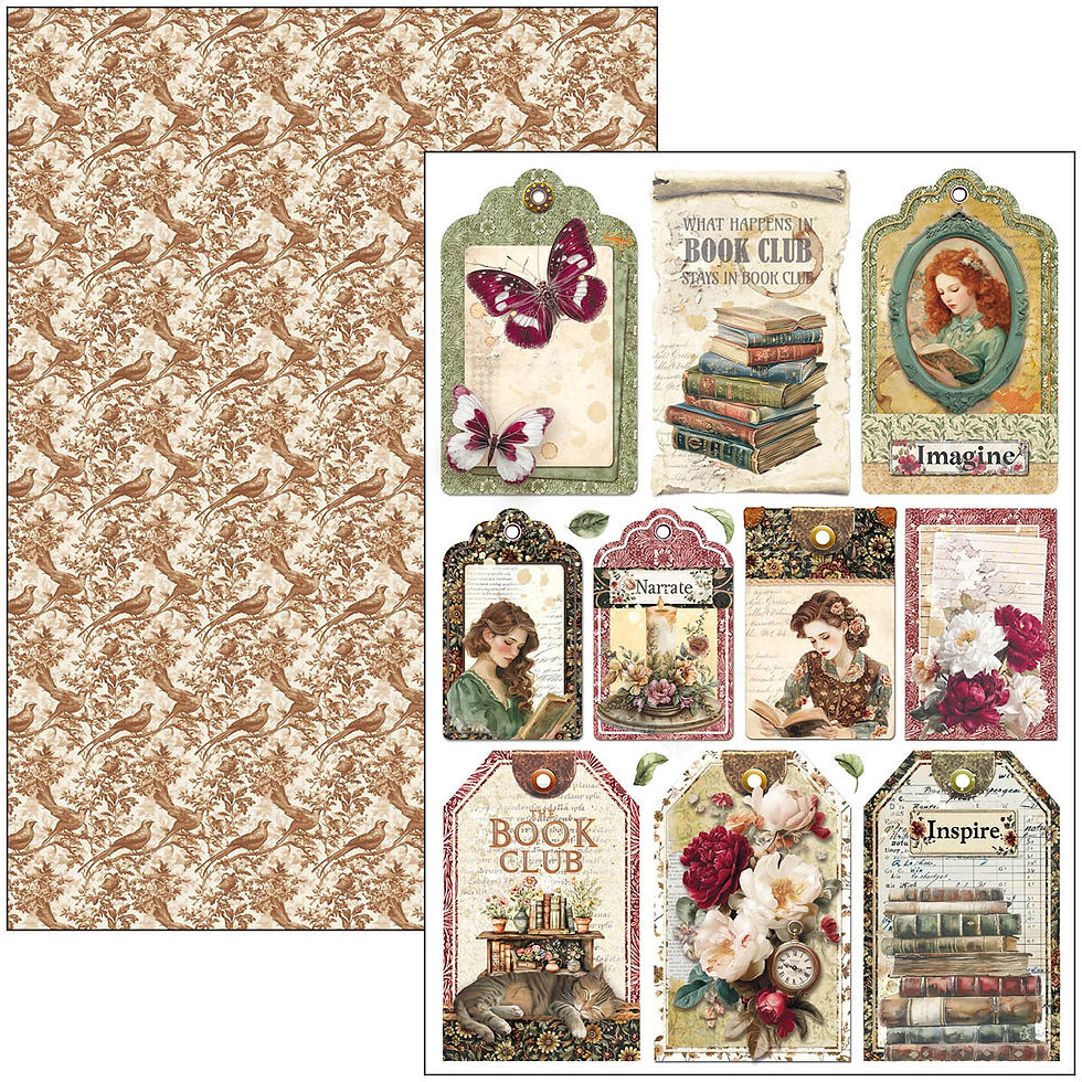 Miniature : Collection Book Lovers - Ciao Bella - 9 pages A4