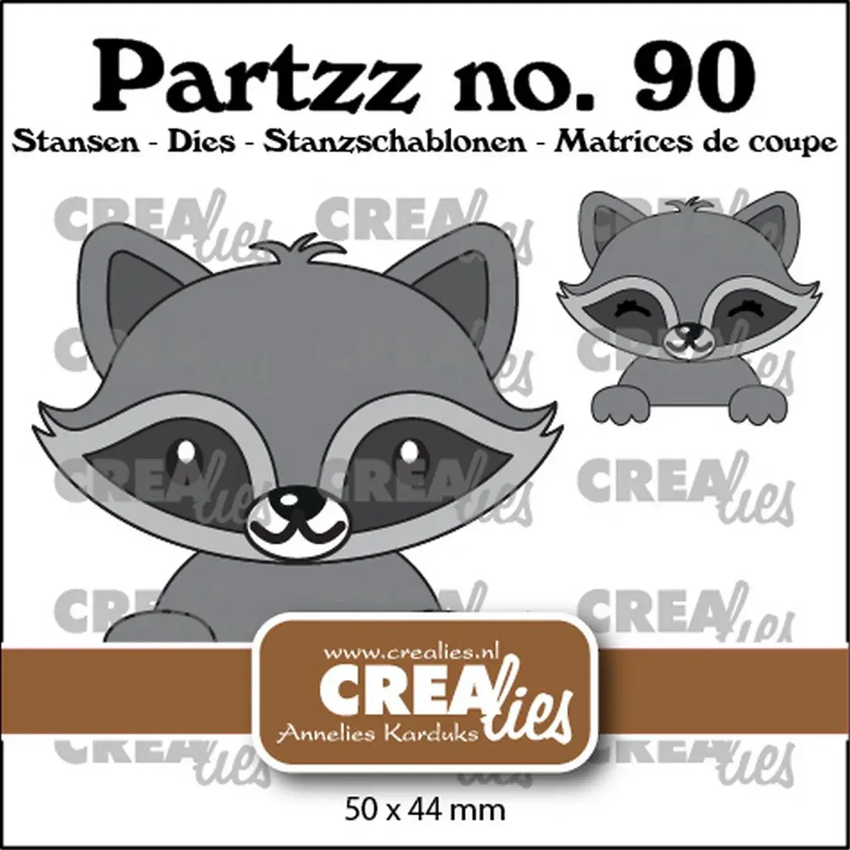 Matrice de Découpe - Raccoon - Crealies