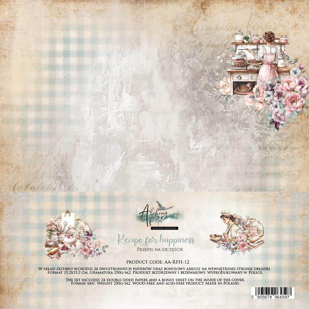 Collection Recipe for Happiness - Alchemy of Art - 24 pages r/v 15X15