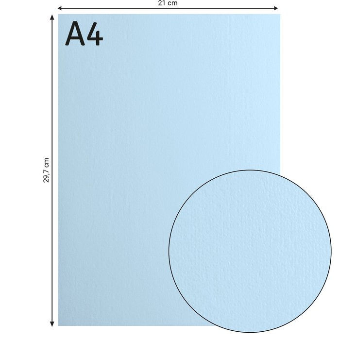 Miniature : Cardstock Lisse Florence - Glacier - A4 - 10 feuilles de 216g