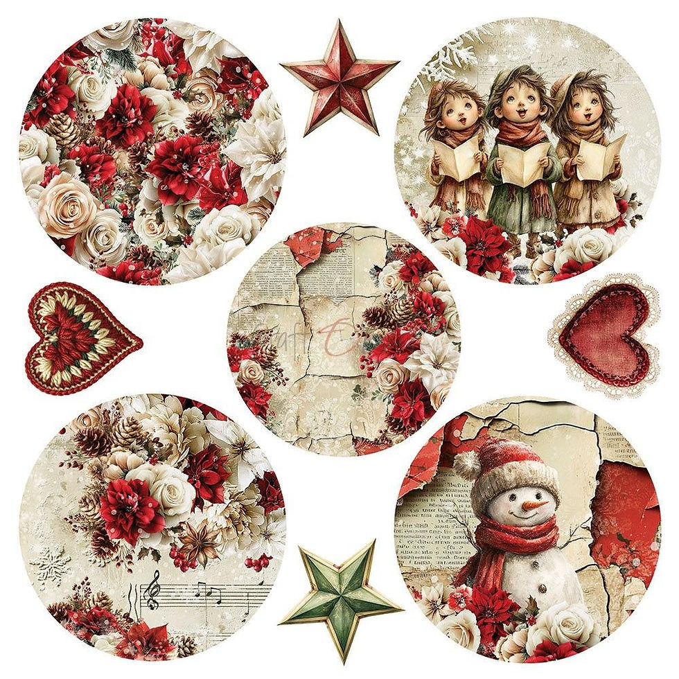 Miniature : Collection Spirit of Christmas - Collection - Craft O'Clock 24 pages 20x