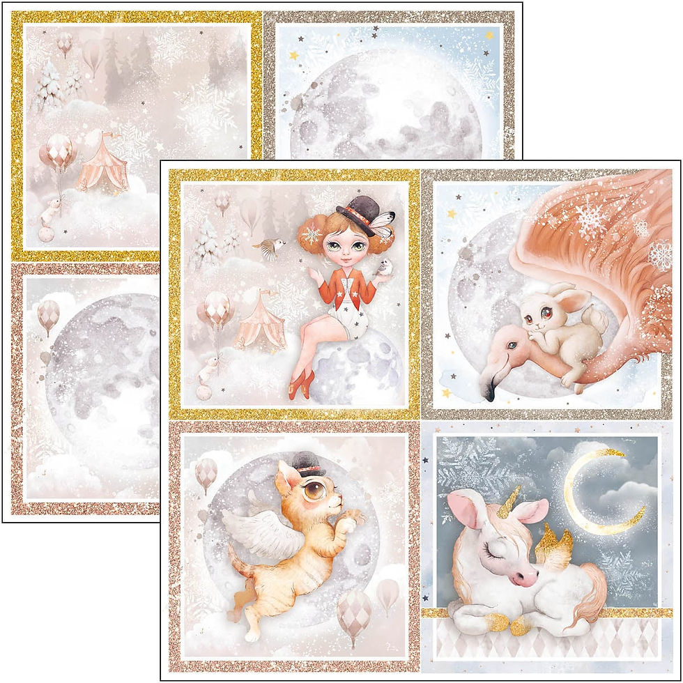 Miniature : Collection Dreamland - Ciao Bella - 8 pages 30x30 - Patterns