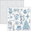 Miniature : Collection Elegance of Blue - Ciao Bella - 8 pages 30x30 - Patterns