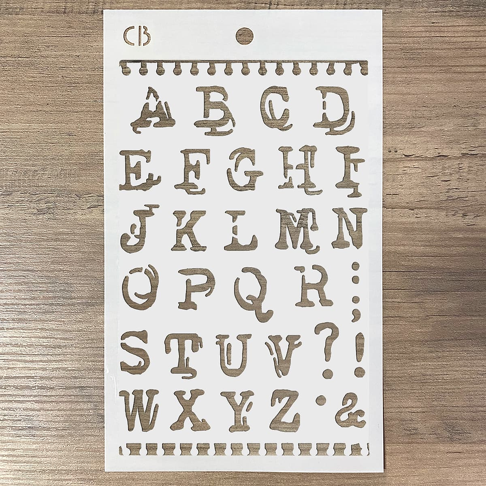 Miniature : Pochoir semi-rigide - Reporter - Ciao Bella