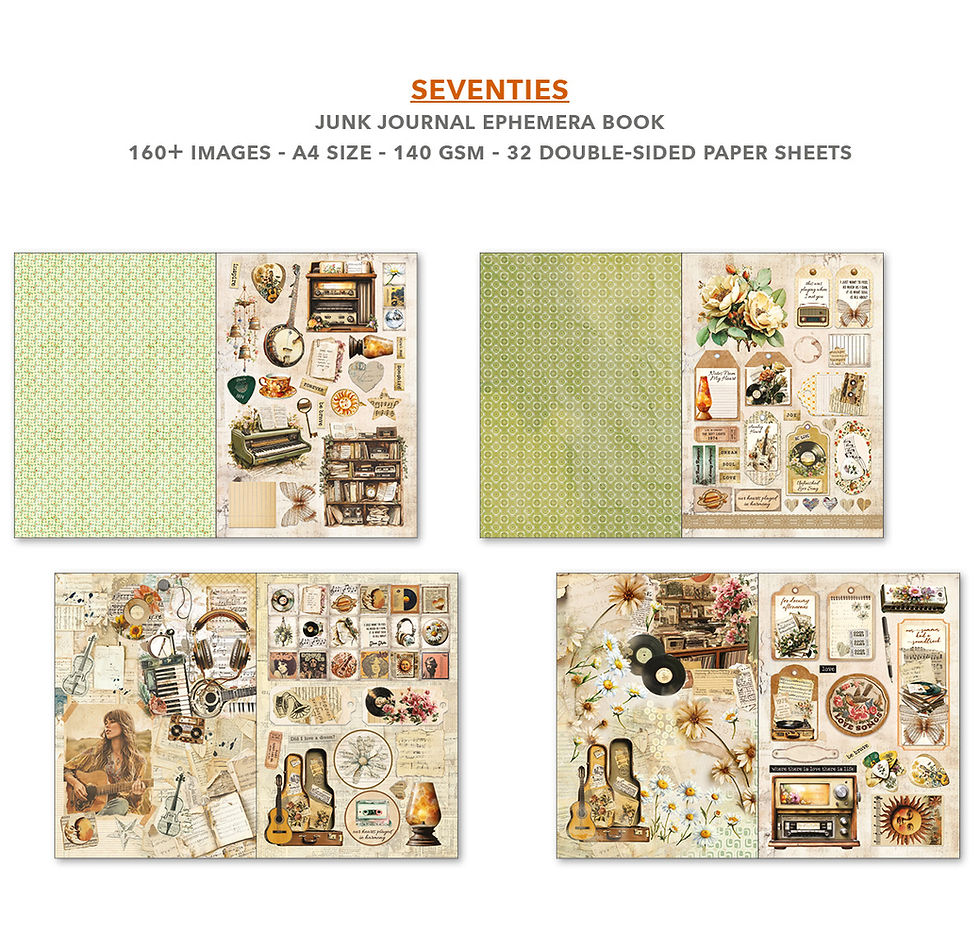Miniature : Book Seventies - Ciao Bella - 32 Pages A4