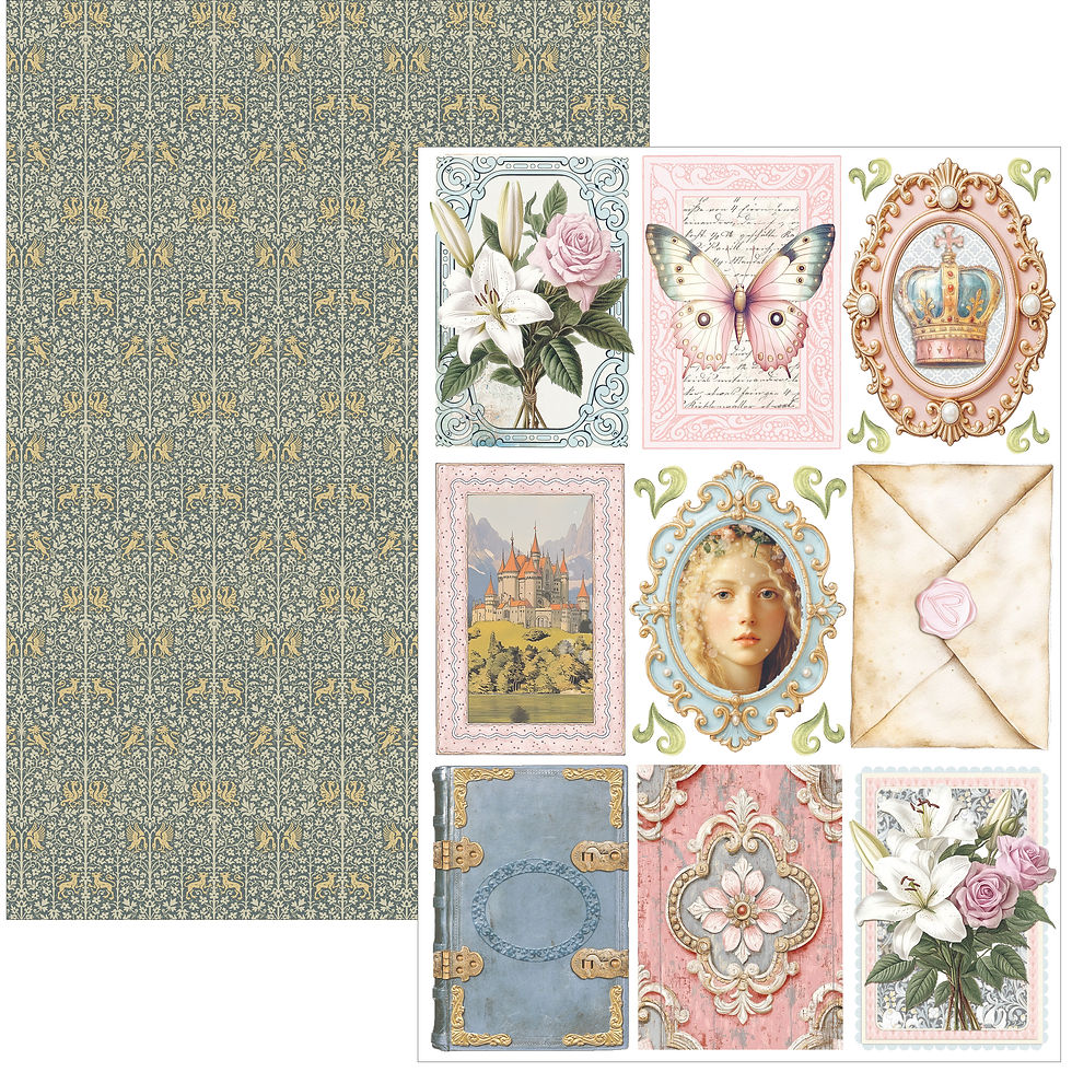 Miniature : Collection Courtly Love - Ciao Bella - 9 pages A4