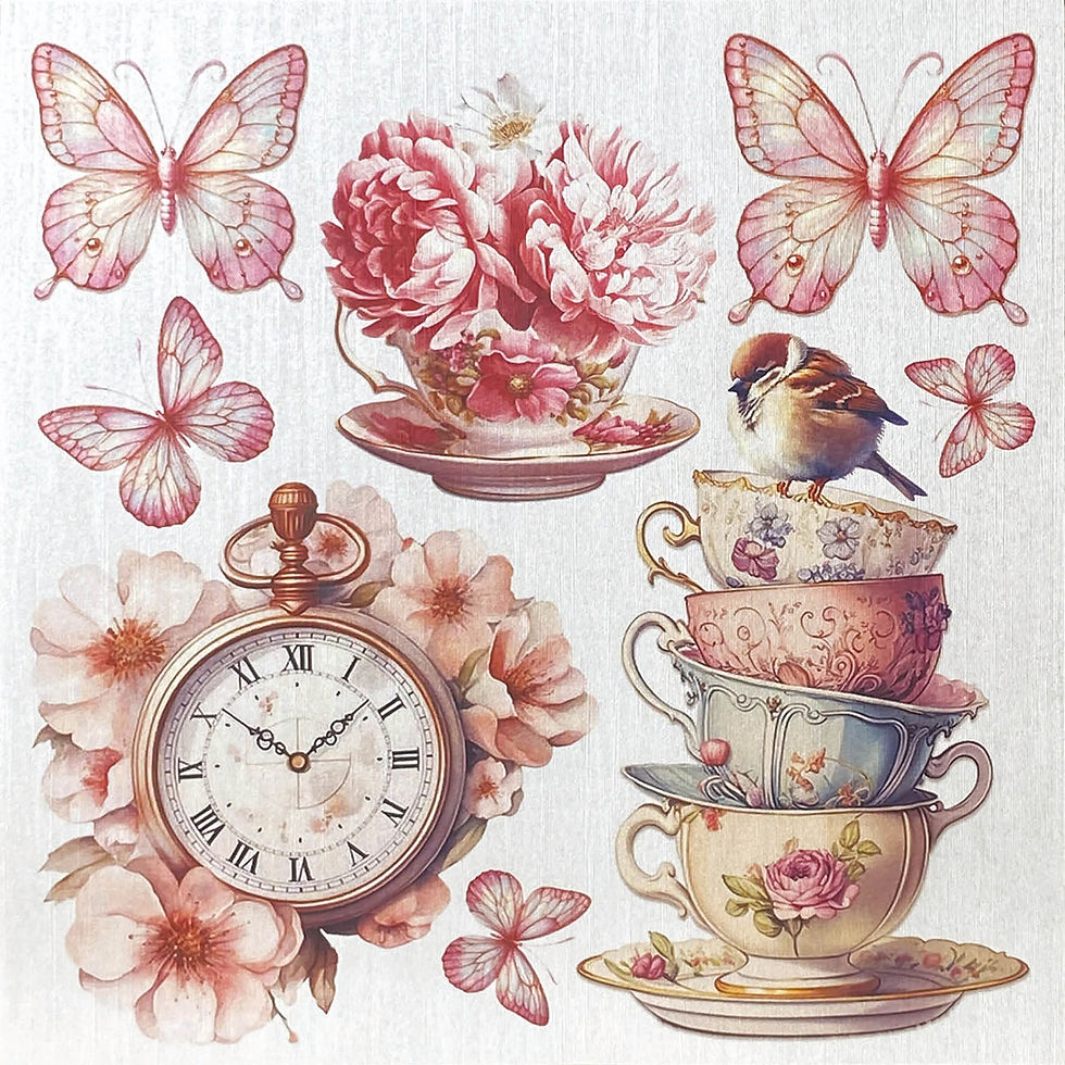 Miniature : Collection Timeless Moments - Deluxe Paper - Ciao Bella - 5 pages de 15x15