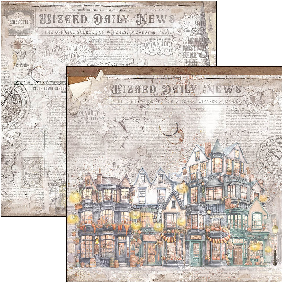 Miniature : Collection Wizard Academy - Ciao Bella - 8 pages 30x30 - Patterns