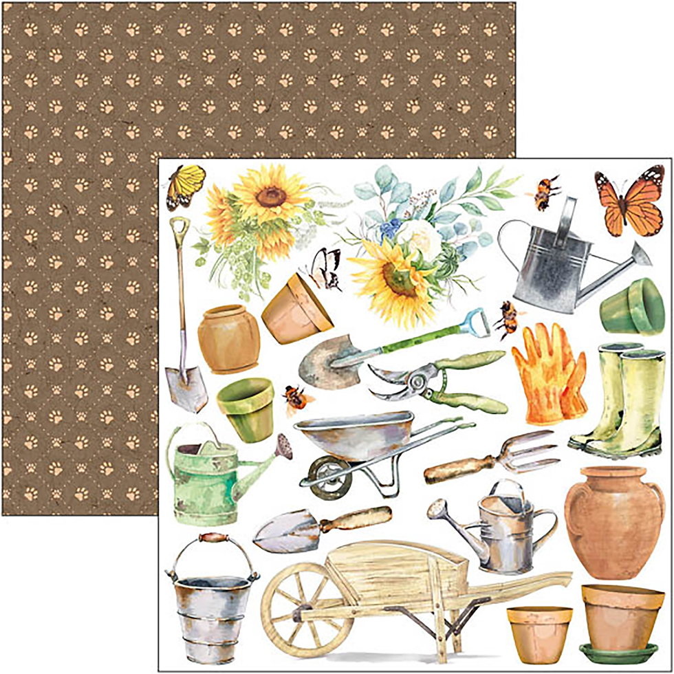 Miniature : Collection Farmhouse Garden - Ciao Bella - 24 pages de 15x15