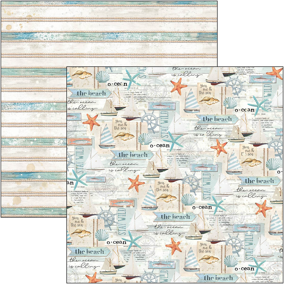 Miniature : Collection Summer Breeze - Ciao Bella - 8 pages 30x30 - Patterns