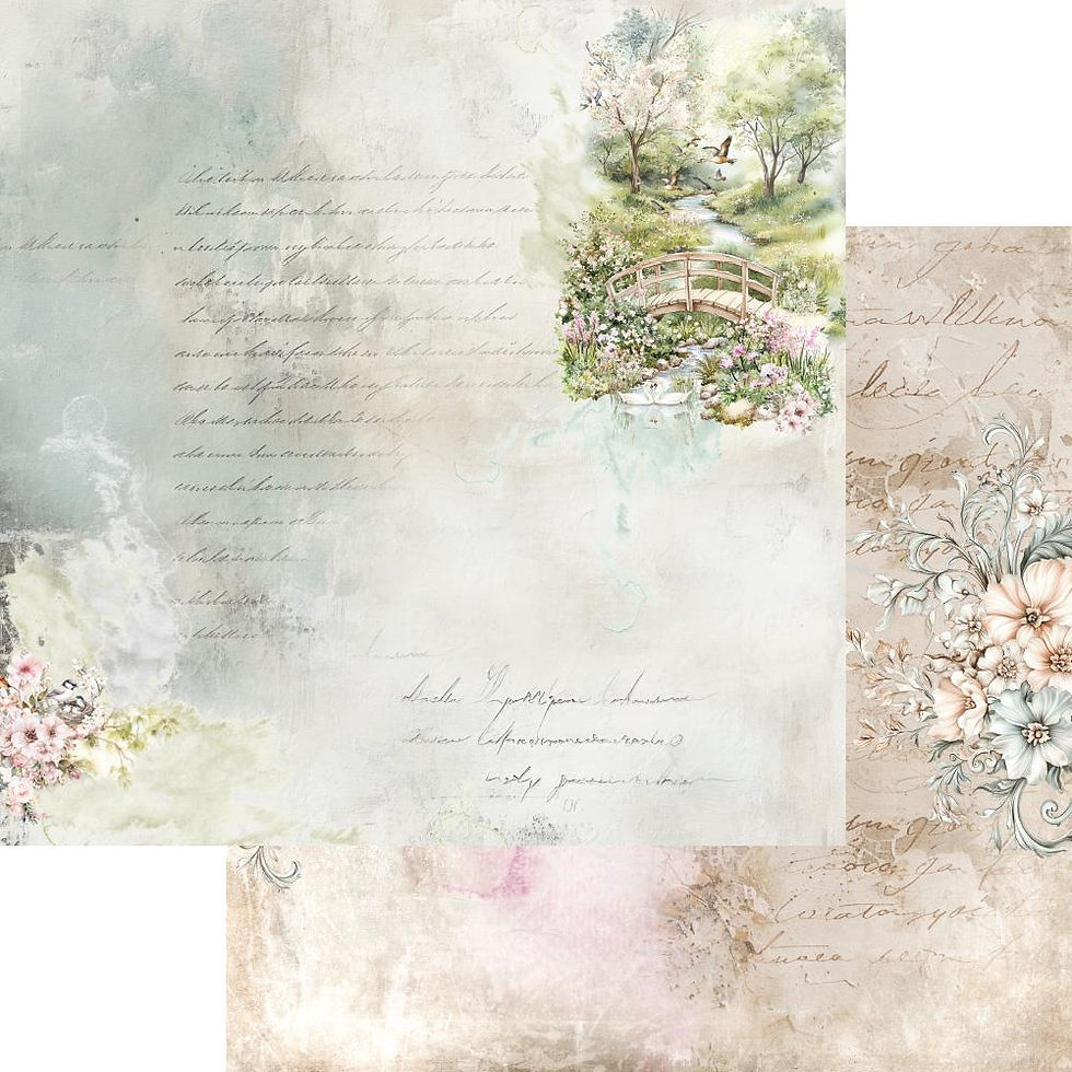 Miniature : Collection Memory of Spring - Alchemy of Art - 12 pages r/v 20x20