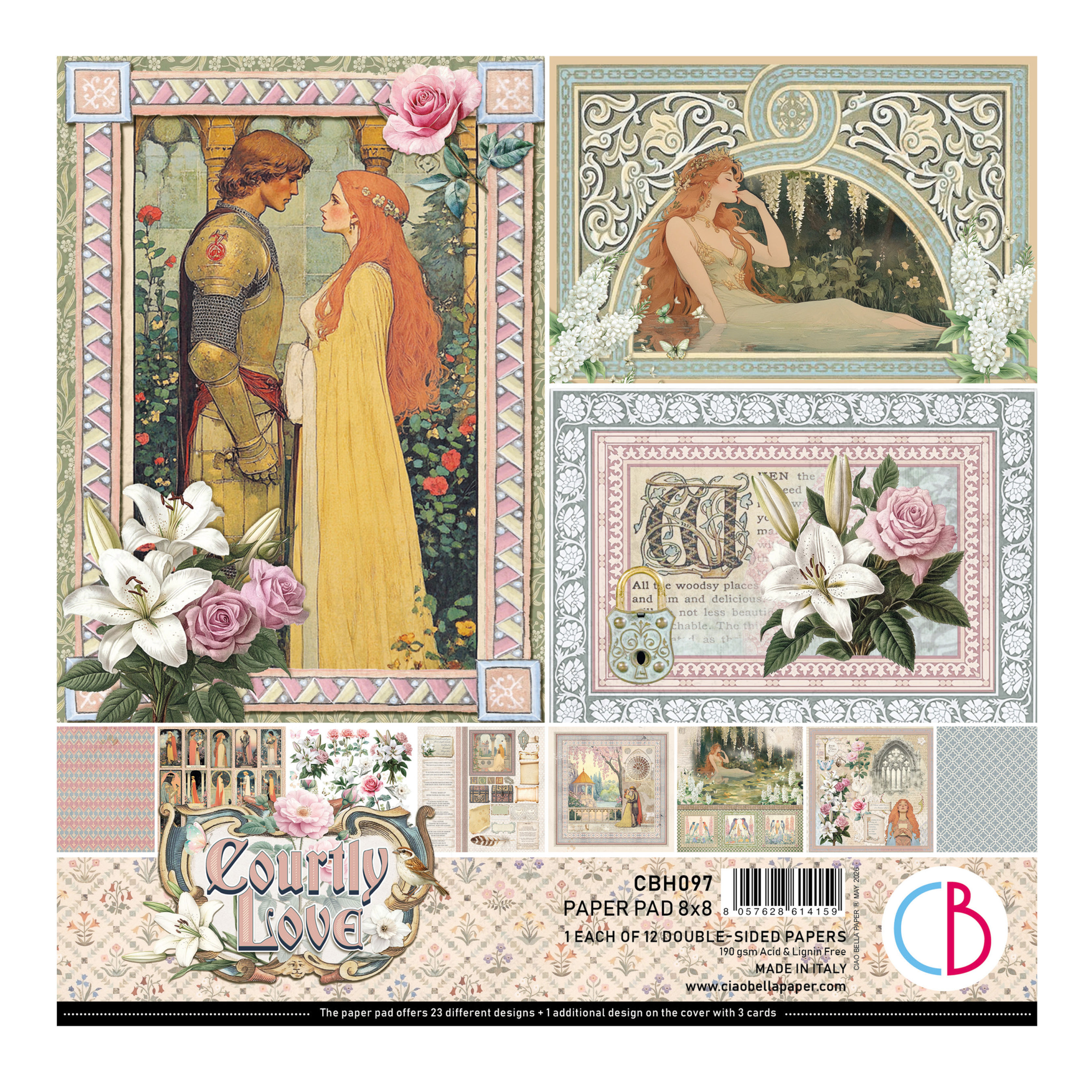 Collection Courtly Love - Ciao Bella - 12 pages 20X20