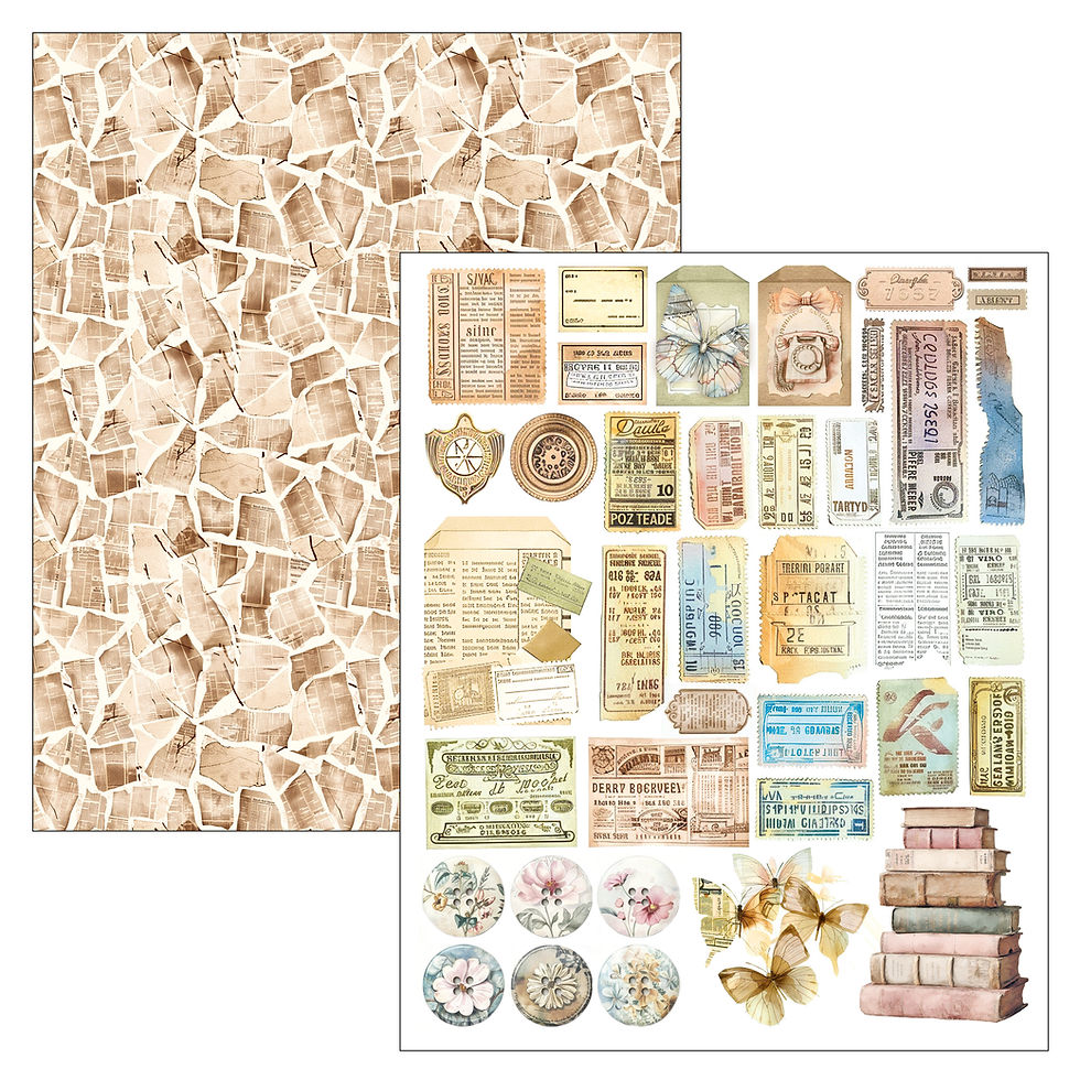 Miniature : Livre Mixed Media - Lost inTime - A4 Maxi - Ciao Bella