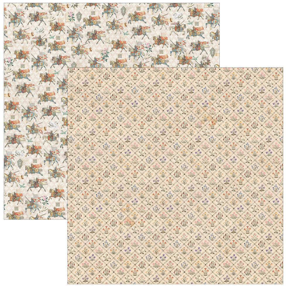 Miniature : Collection Courtly Love - Ciao Bella - 8 pages 30x30 - Pattern