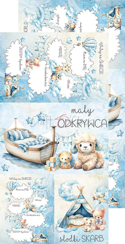 Miniature : Collection Boy & Toy - Craft O'Clock - Extra set Flowers & My First Year