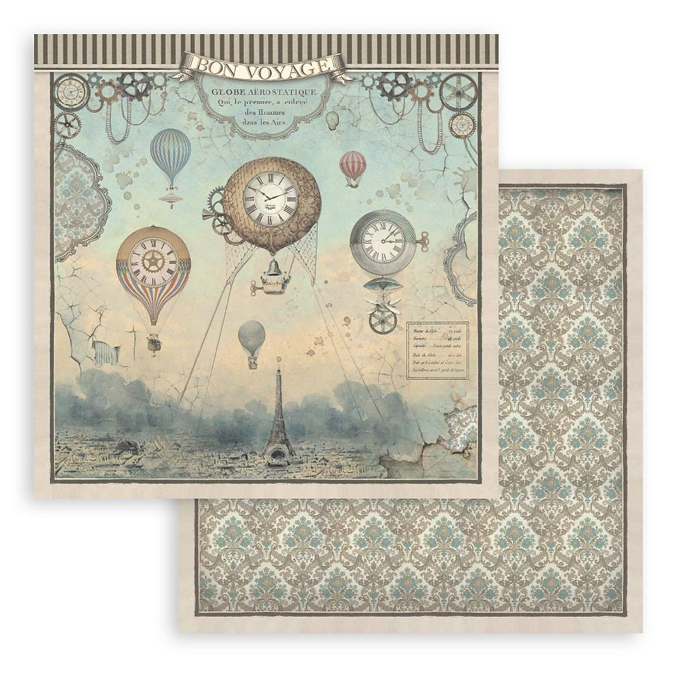 Miniature : Collection Voyages Fantastiques - Stamperia - 20x20