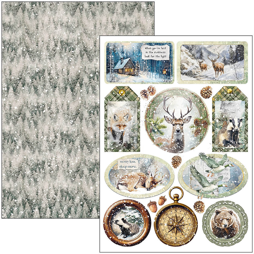 Miniature : Collection Forest Tales - Ciao Bella - 9 pages A4