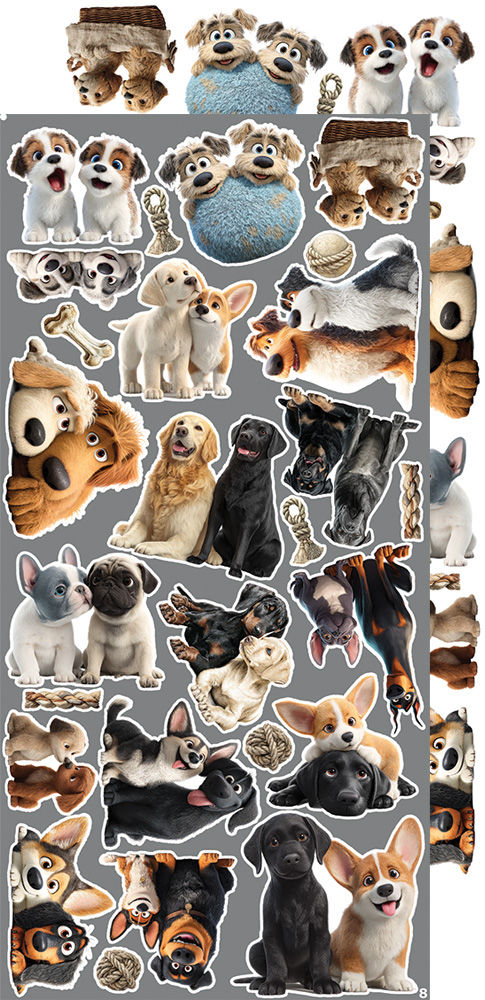 Miniature : Creative Extras - Set Mix 2 - Lovely Pets - Craft O'Clock