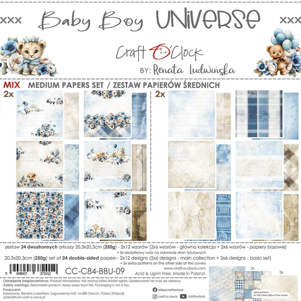 Collection Baby Boy Universe - Collection&Basic - Craft O'Clock 20x20