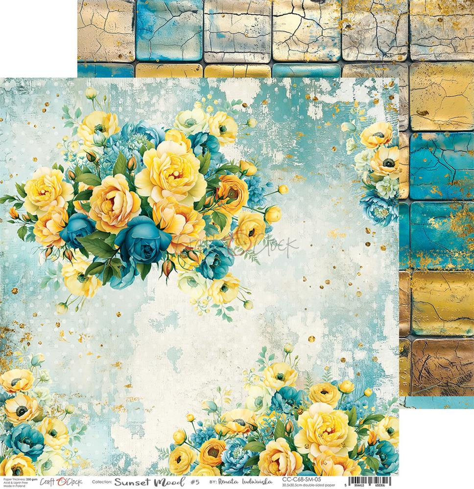 Miniature : Collection Sunset Mood - Craft O'Clock - 6 pages rv de 30x30