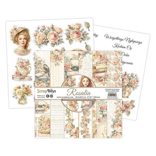 Miniature : Collection Rosalia - Scrapboys - 12 pages rv 20x20