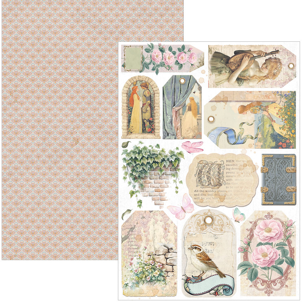 Miniature : Collection Courtly Love - Ciao Bella - 9 pages A4
