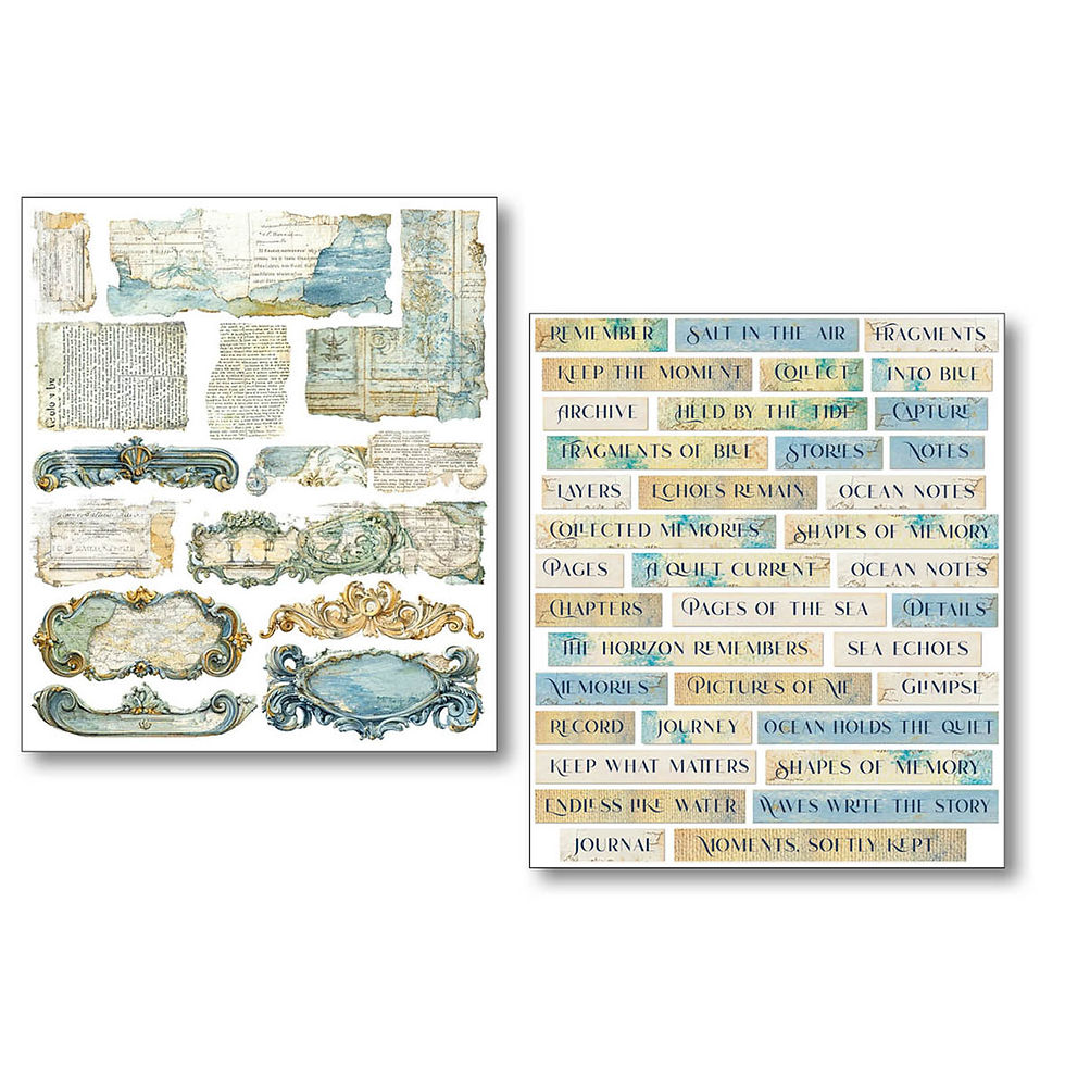 Miniature : Stickers - Edge of the Ocean - Ciao Bella - 10 feuilles