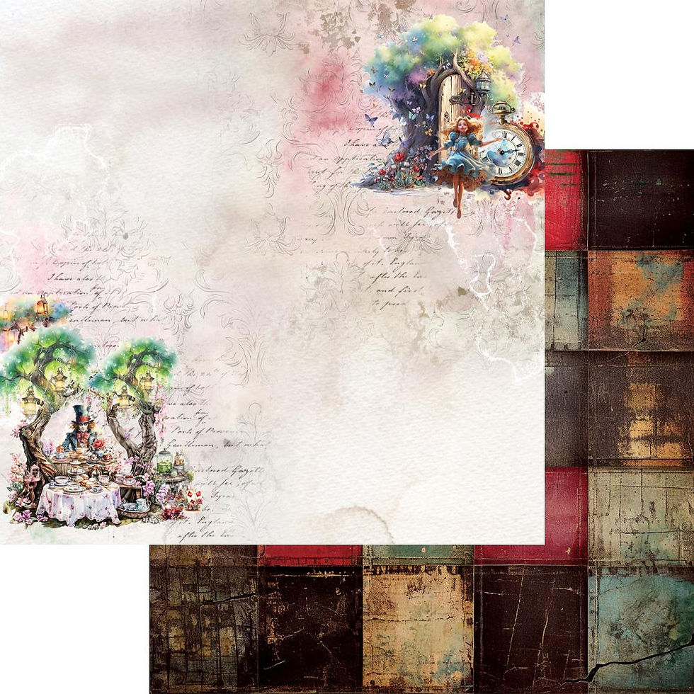 Miniature : Collection Alice - Alchemy of Art - 12 pages r/v 20x20