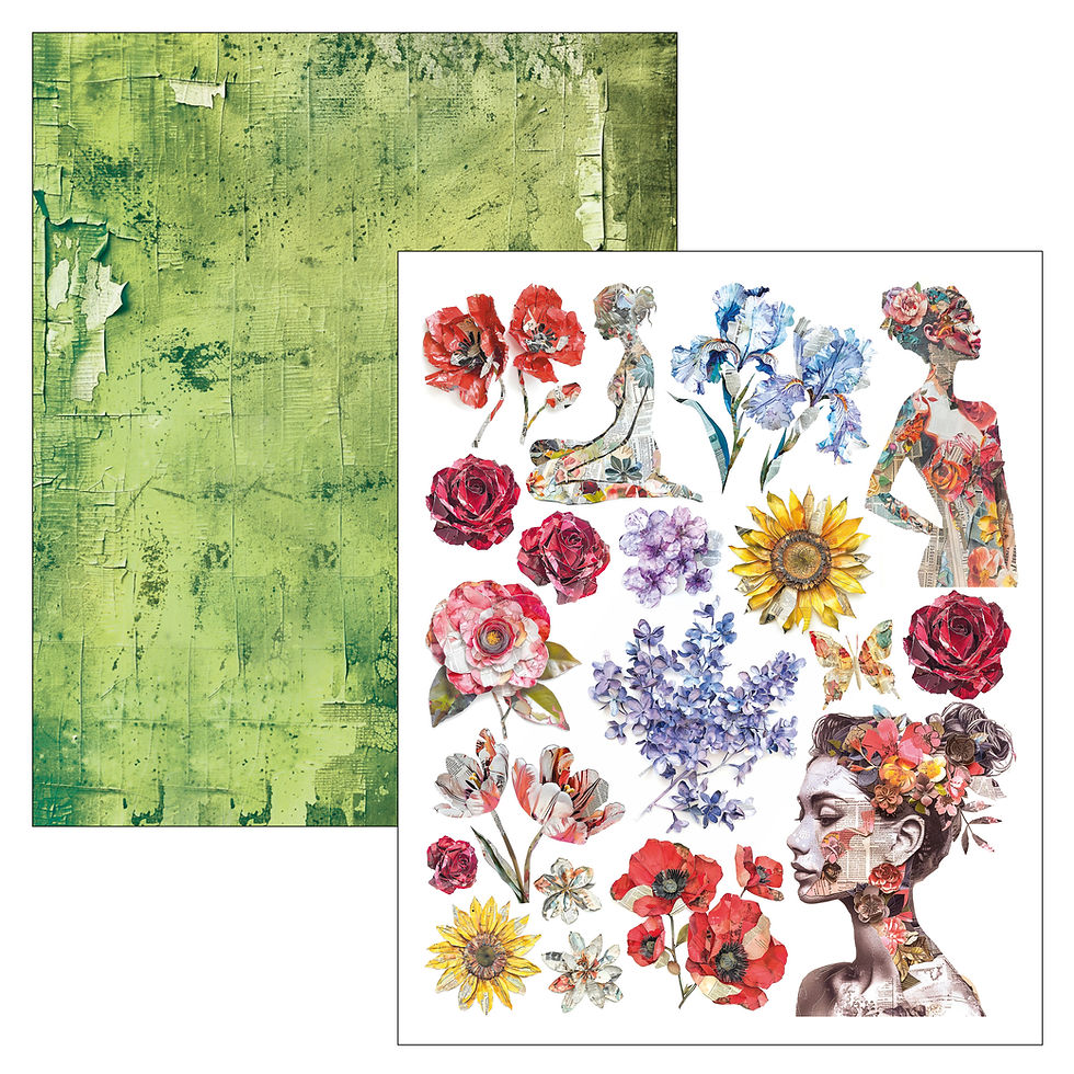 Miniature : Livre Mixed Media - The Sound of Spring - A4 Maxi - Ciao Bella